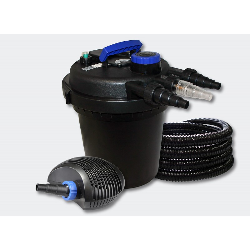 Kit de filtration bassin sous pression BIOPRESSURE II 3000 PlusSet, Equipement maison, Entretien de jardin
