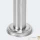 Rampe d'escalier sur pied 100 cm en inox 3 barres. Main courante -