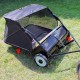 Remorque Ramasse - Feuilles, Pelouse 105 cm Pour Tondeuse Auto Portée 