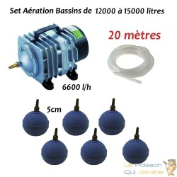 Set aération bassin de jardin de 12000 à 15000 l + aérateur