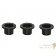 Lot de 3 connecteurs bâche - passe paroi PVC 63 mm pour bassin de jardin