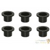 Lot de 6 connecteurs VIS INOX bâche passe paroi PVC 40mm pour bassin