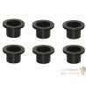 Lot de 6 connecteurs VIS INOX bâche passe paroi PVC 110 mm pour bassin