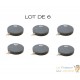 Lot De 6 Diffuseurs D'Air, Forme Disque, 8 cm, Pour Bassins De Jardin