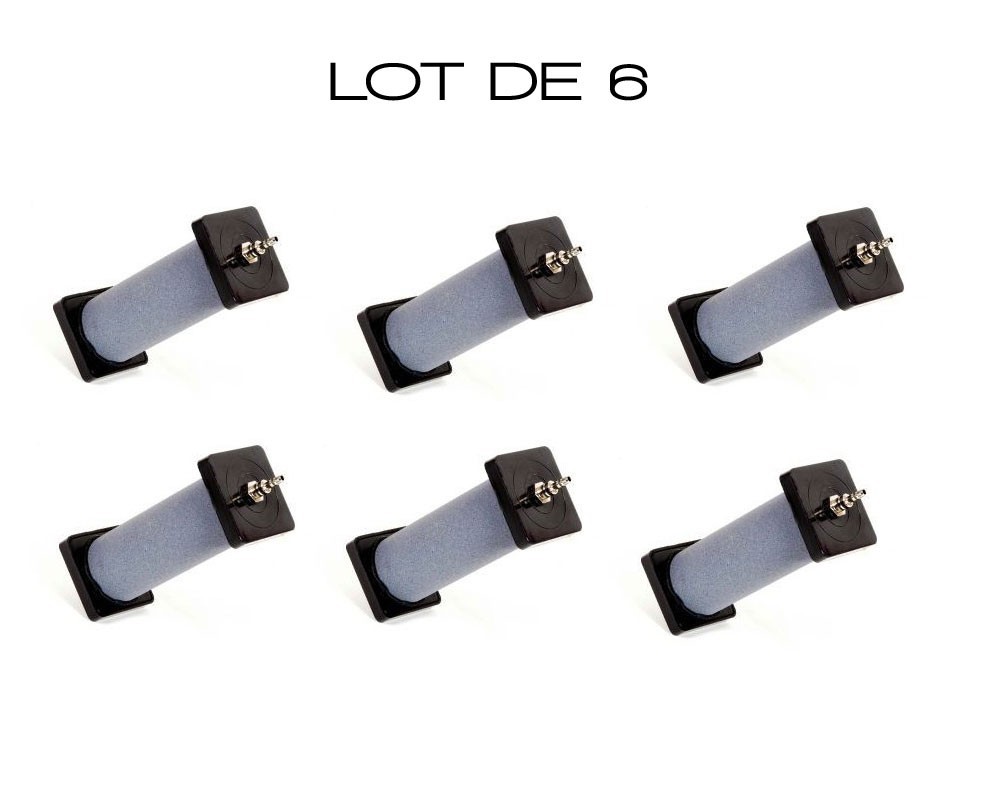 Lot de 6 diffuseurs d'air pour bassin de 13 cm de longueur