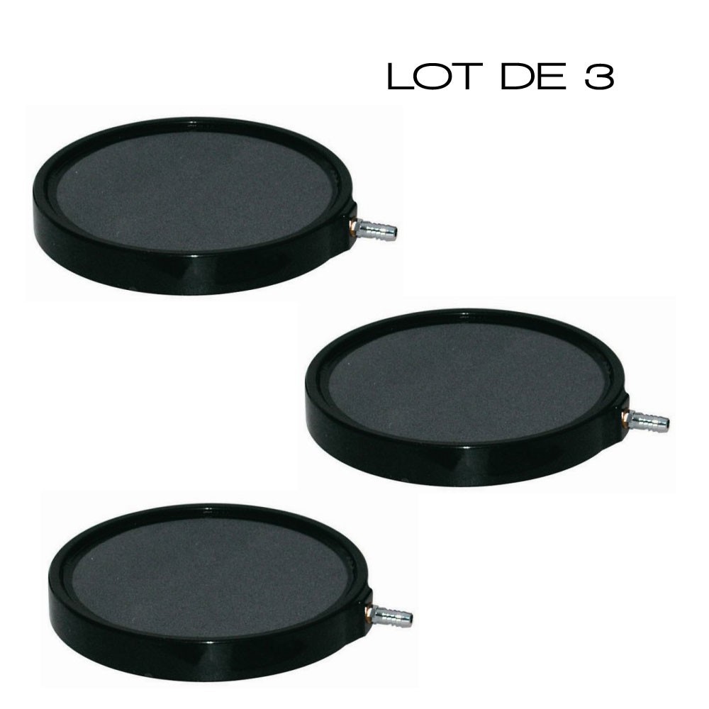 Lot de 3 diffuseurs d'air Disques 20 cm pour bassins de jardin