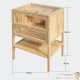 Petite cage en bois pour Hamster ou autres rongeurs. Sur pieds