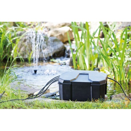 Boîte de protection prises électriques pour bassins de jardin
