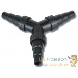 Raccord Réducteur Tuyau Ondulé 32 Mm Vers 25 Mm – Pour Bassin, Irrigation, Systèmes Aquatiques – Fixation Barbelée Solide