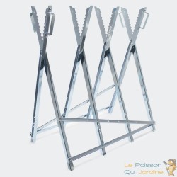 Chevalet De Sciage Tronçonnage Pour Bûches. 4 Pieds - Stable