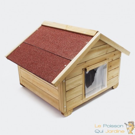 Niche Pour Chiens Ou Chats, Taille S En Sapin, Longueur De 68 cm.