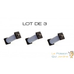 Lot de 3 diffuseurs d'air pour bassin de 13 cm de longueur