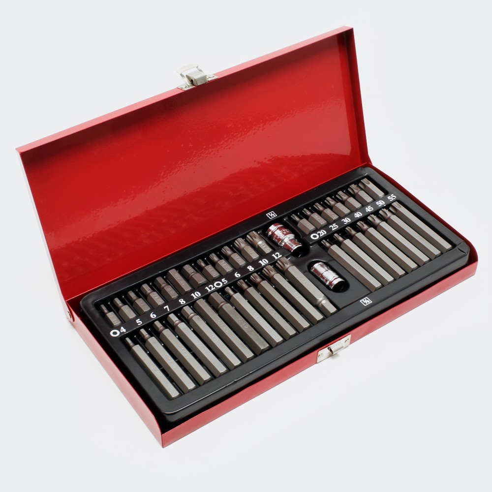 Coffret Complet 40 Pièces d'Embouts d'Outils Torx, XZN et Allen en Acier -  Le Poisson Qui Jardine