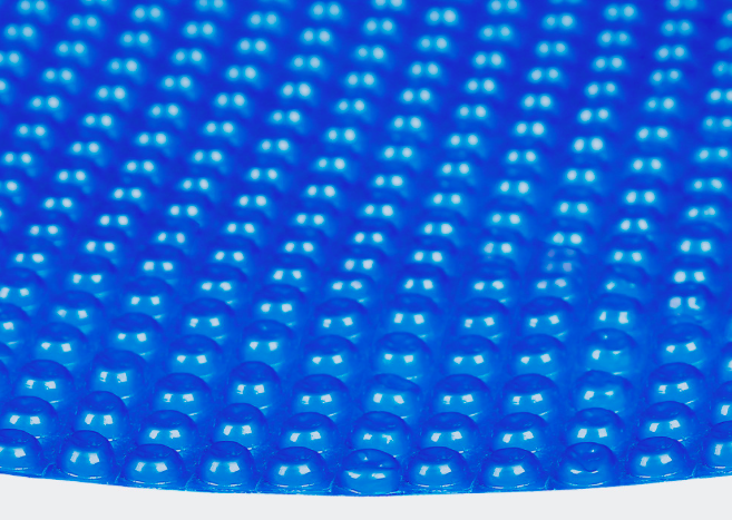 Bâche Couverture Piscine Ronde À Effet Isolant - Bleue. Diamètre 5 m