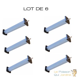 Lot de 6 Grands Diffuseurs d'air pour bassin de 30 cm de longueur