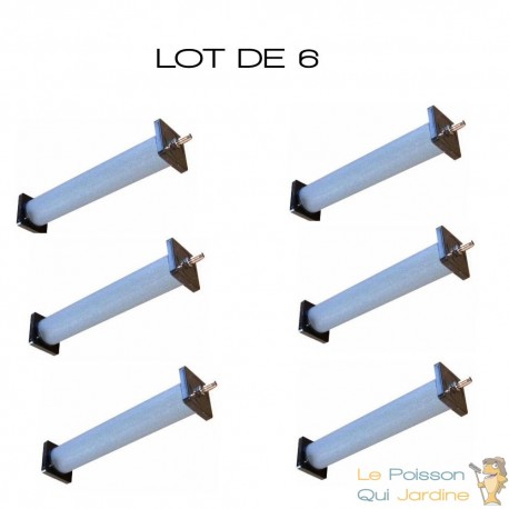 lot de 6 Diffuseurs d'air pour bassin de 30 cm de longueur