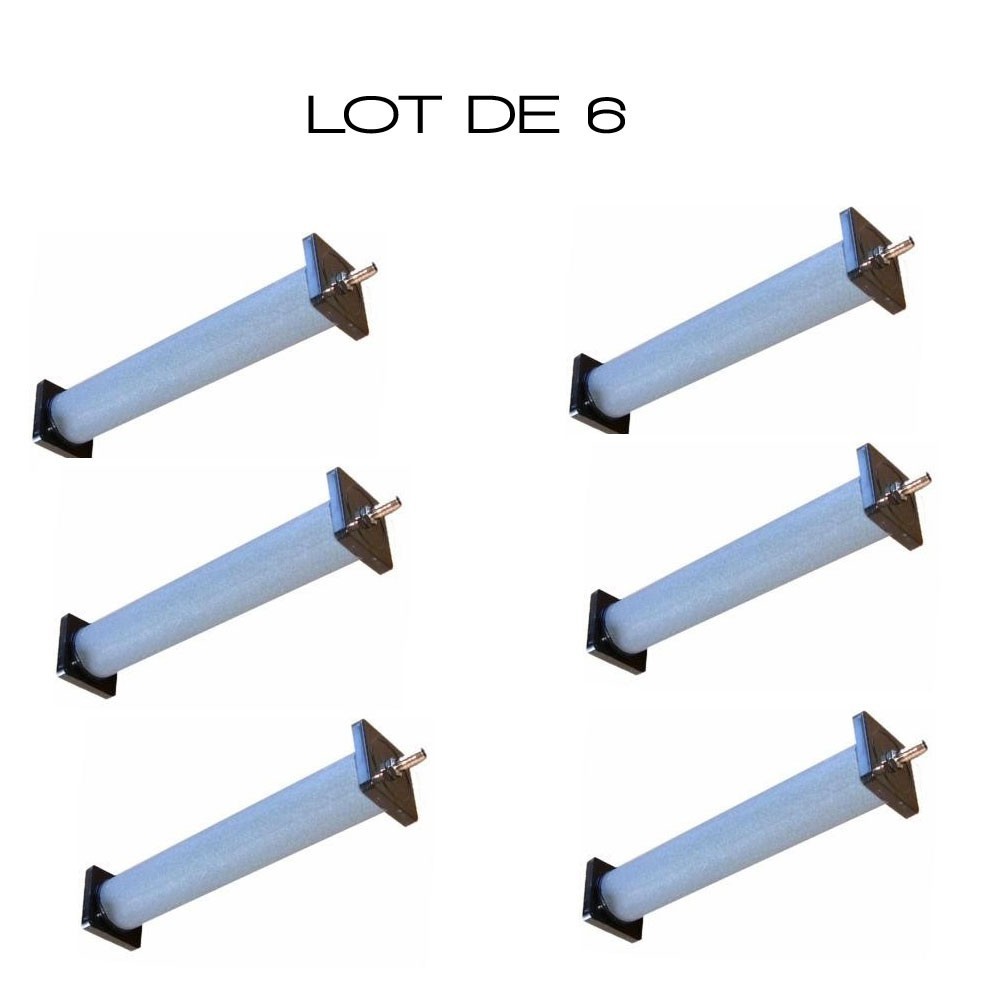 Lot de 6 Grands Diffuseurs d'air pour bassin de 30 cm de longueur