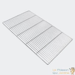 Grille De Barbecue De Remplacement Rectangulaire En Inox, 54 X 34 cm