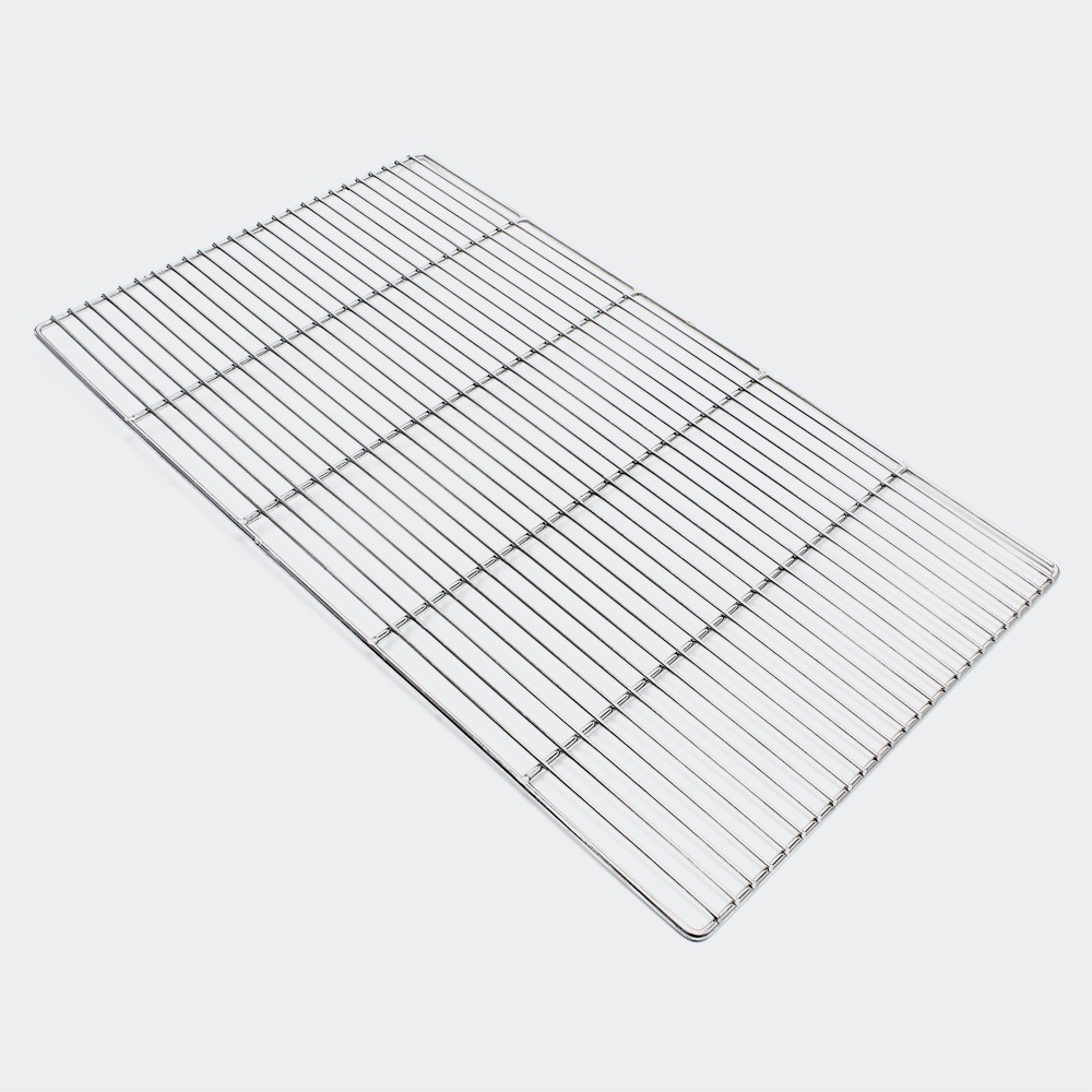 Grille De Barbecue De Remplacement Rectangulaire En Inox, 54 X 34 cm