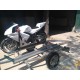 Rampe De Chargement Pliable Pour Moto, véhicule 2 roues. 228 cm 340 kg