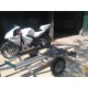 Rampe De Chargement Pliable Pour Moto, véhicule 2 roues. 228 cm 340 kg
