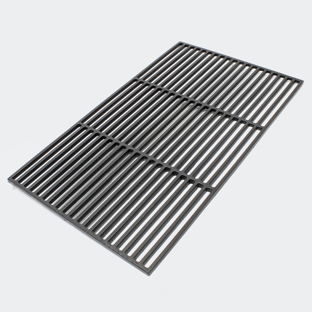 Grille de Barbecue Rectangulaire En Fonte : 60 x 40 cm. Camping Ou Jardin