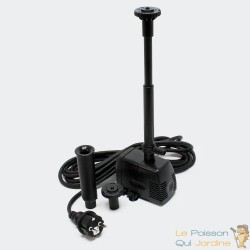 Pompe Pour Fontaine + Jets 800 l/h, 16W, Hauteur Du Jet, 130 cm