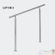 Lot de 2 Rampes D'Escaliers, Sur Pieds, 100 cm, Acier Inoxydable