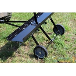 Peigne scarificateur, démousseur et aérateur à gazon pour tondeuse autoportée