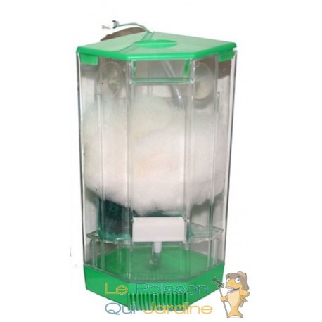 Filtre de coin JUMBO sur pompe à air pour aquariums