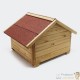 Niche Pour Chiens Ou Chats, Taille S En Sapin, Longueur De 68 cm.