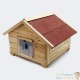 Niche Pour Chiens Ou Chats, Taille S En Sapin, Longueur De 68 cm.