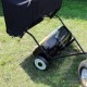 Remorque Ramasse feuilles 120 cm pour tondeuse autoportée avec 4 brosses de rechange