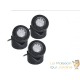 3 Spots Led 1.6 W pour le jardin, la terrasse, spot LED extérieur