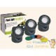 3 X Spot Led 1.6 W immergeable pour bassin de jardins et étangs ou pour le jardin