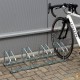 Rangement, Râtelier 4 Vélos, Fixation Sol, Longueur 96cm, 1 niveau