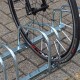 Rangement - Râtelier 5 Vélos Avec Fixation Au Sol - Longueur 130,5 cm - Rack 1 niveau