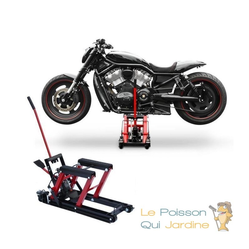 Pont Elevateur Pour Moto, Quad, Scooter, Tracteur De Maximum 680 kg - Le  Poisson Qui Jardine