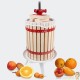 Lot De Presse - Fruits Manuel En Bois De 6 Litres + Broyeur Mixeur