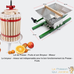 Pressoir à Fruits 30 litres