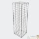 Gabion En Métal Galvanisé, Robuste, Résistant, 100 x 30 x 30 cm