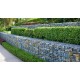 Gabion En Métal Galvanisé, Robuste, Résistant, 100 x 30 x 30 cm