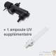 U.V ( Ultra Violet ) 9W Pour Aquarium, Bassins + 1 Ampoule Supplémentaire