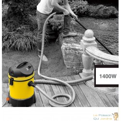 Aspirateur Bassin De Jardin - Piscines. 1400W Nettoyage De Fond, Vase Et Boue