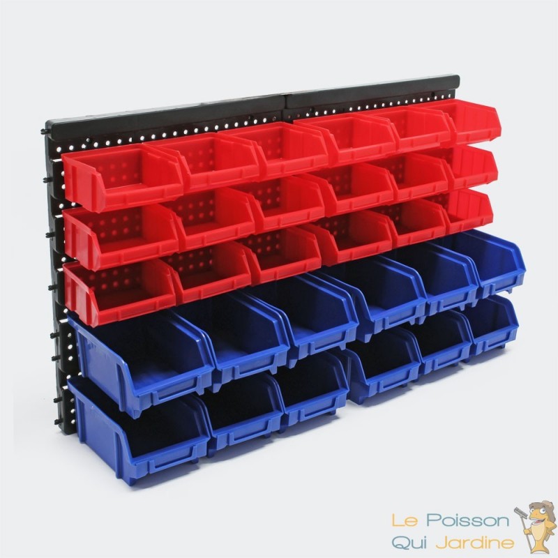 Boîtes de tri / boîtes de rangement à Vis/ clous avec 20 compartiments -  boîtes de