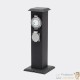 2 Multiprises Bornes Noir 2 Prises Électriques Et Minuterie Pour Jardin Et Extérieur