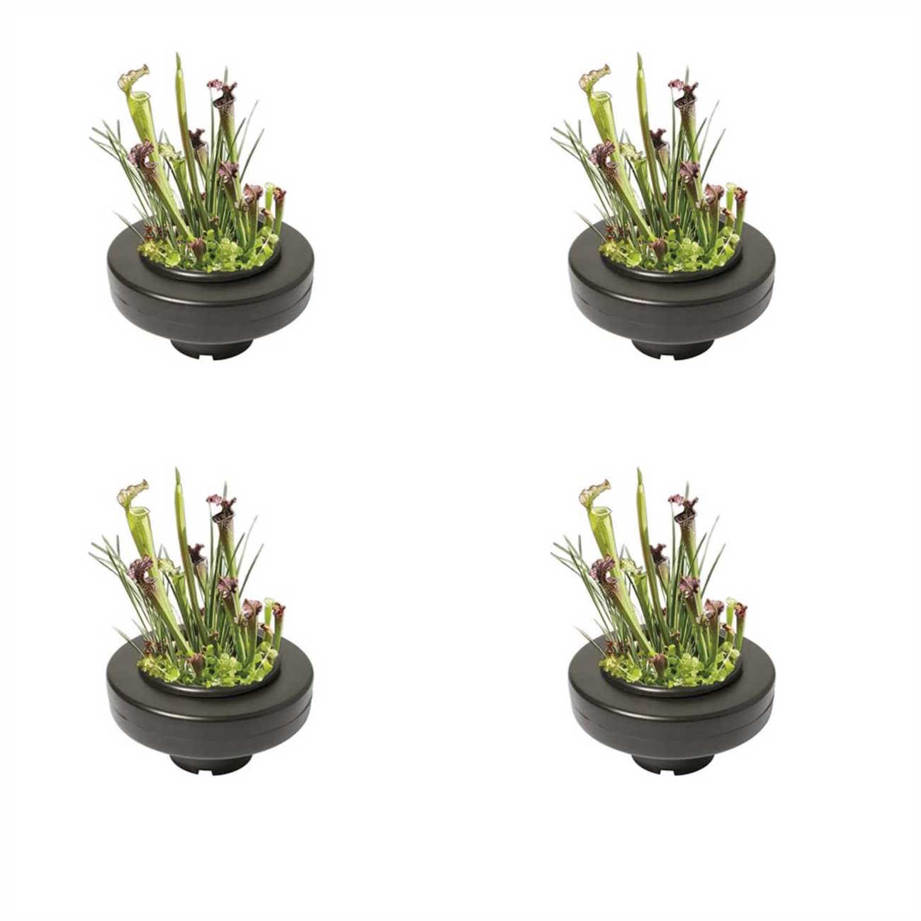 4 X Panier flottant 30 cm de diamètre pour plantes de bassins de jardin et étangs