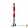 Barrière Ronde Bloque Parking Et De Stationnement. 70 cm De Haut