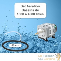 Set aération Diffuseur Poreux 50 cm pour bassin de jardin de max. 4,5 m³