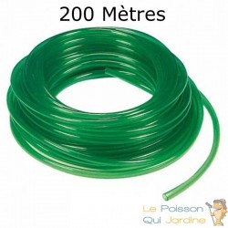 200 mètres de tuyau VERT 4/6 mm pour pompe à air aquarium et bassin